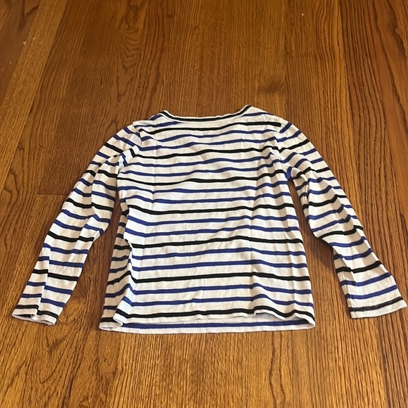 Crewcuts Girl’s Striped Heart Sequin Long Sleeve Size 4-5 - Picture 4 of 5